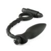 Titan Vibrating Cock Ring Anal Plug
