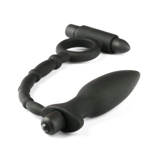 Titan Vibrating Cock Ring Anal Plug