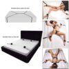 Under Bed Restraints With Padded Leather Cuffs